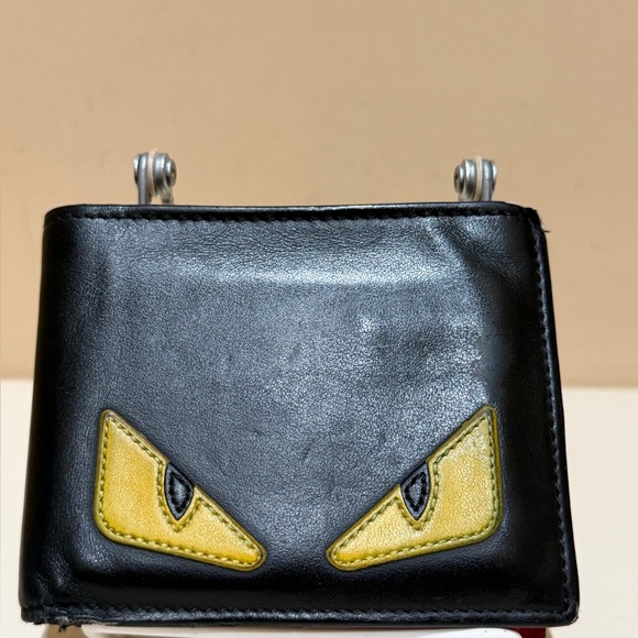 Fendi Monster Eyes Bifold Wallet